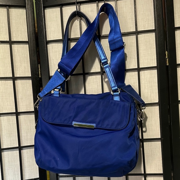 MZ Wallace Handbags - MZ Wallace New York Royal Blue Nylon Large Bag Zipper Shoulder/Handbag